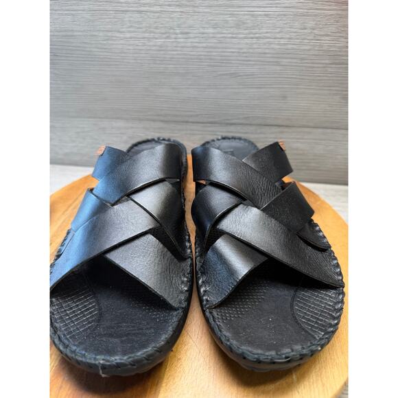 Pikolinos Tarifa Leather Slip On Sandals Cushioned Slides Mens Size 10 EU43 main image 4